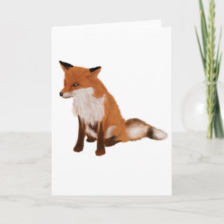 Fox Greeting card