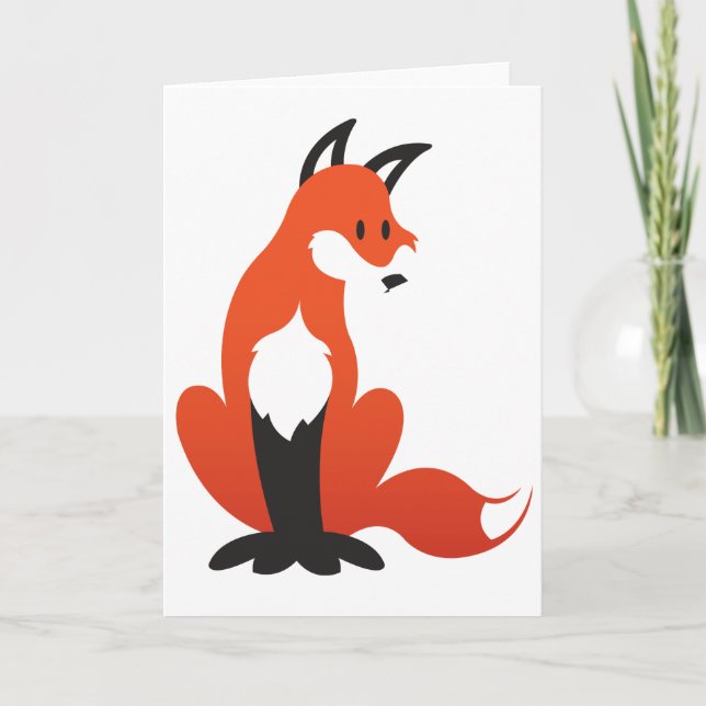 Fox Greeting Card (Front)