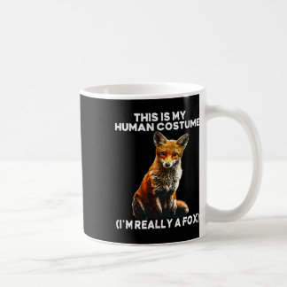 Fox Halloween Costume - This Is My Human Costume I Coffee Mug