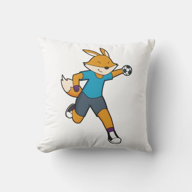 Fox Handball player Handball Cushion (Front)