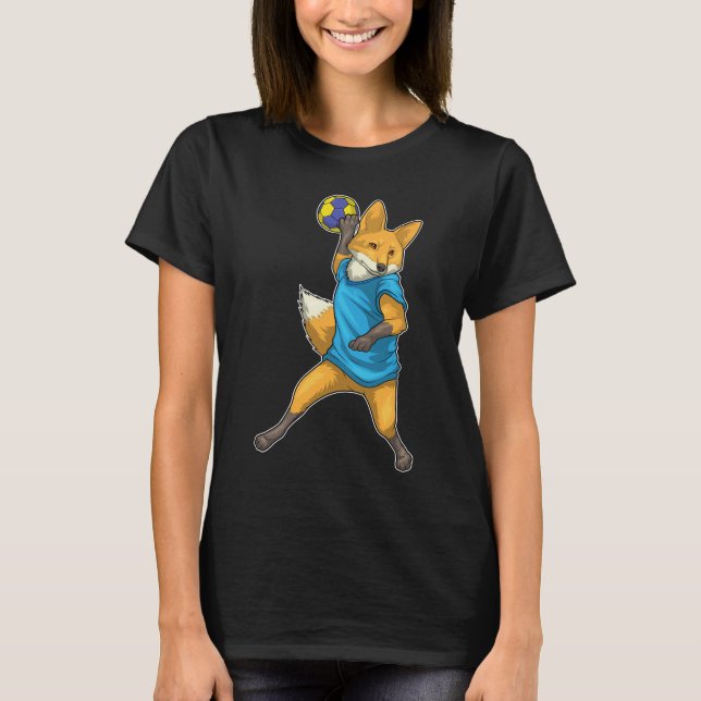 Fox Handball player Handball T-Shirt (Front)