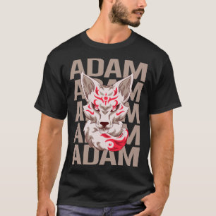 Fox Head - Adam Name T-Shirt