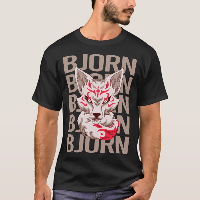 Fox Head - Bjorn Name T-Shirt (Front)