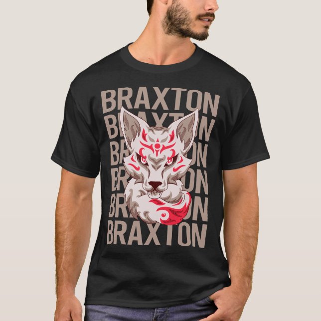Fox Head - Braxton Name T-Shirt (Front)