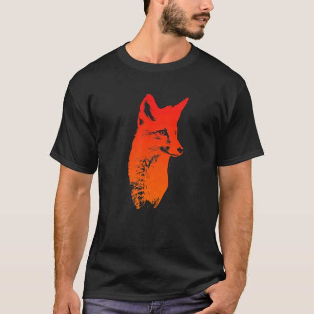 Fox head fox fox hunting hunter  1 T-Shirt (Front)