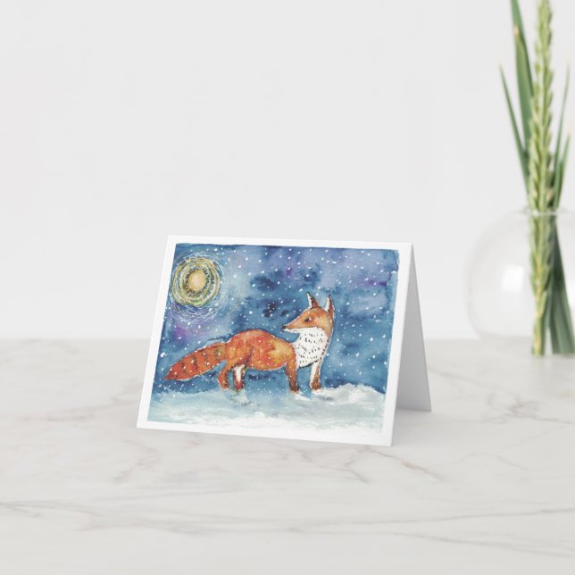 Fox holiday card (Front)