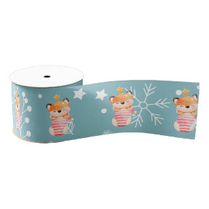 Fox Holidays Customise Grosgrain Ribbon