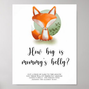 Fox - How big is mummy's belly game Poster