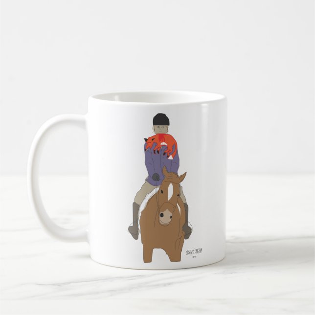Fox Hunt Breakfast Coffee Mug (Left)