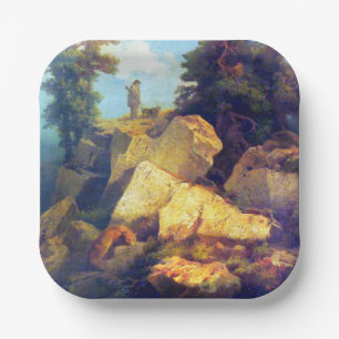 Fox Hunt Josef Navrátil After 1850 Paper Plate