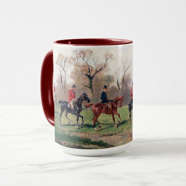Fox Hunt Mug (Front Left)