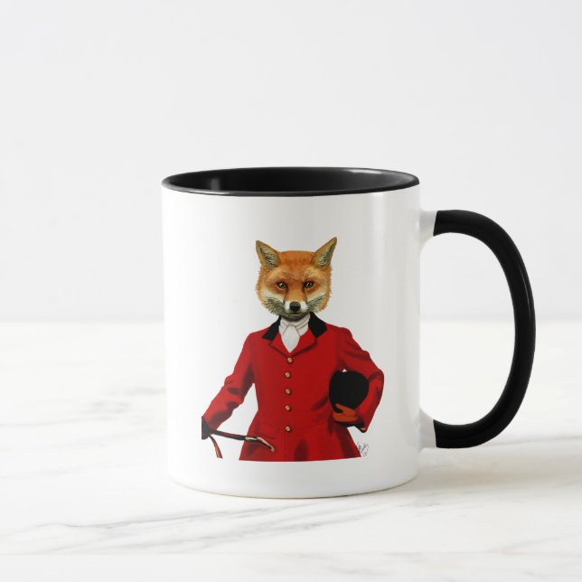 Fox Hunter 2 Portrait Mug (Right)