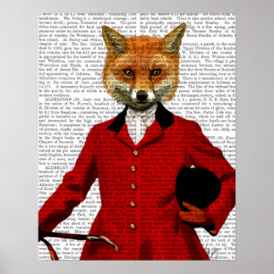 Fox Hunter 2 Portrait Poster