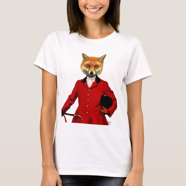 Fox Hunter 2 Portrait T-Shirt (Front)