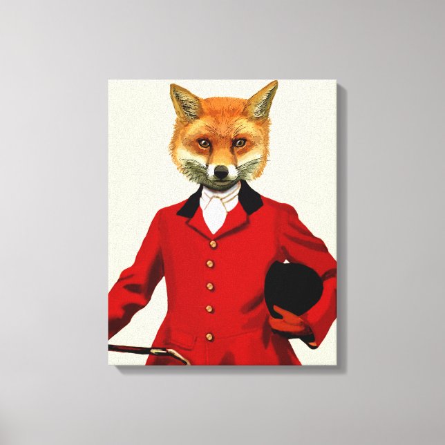 Fox Hunter Canvas Print (Front)
