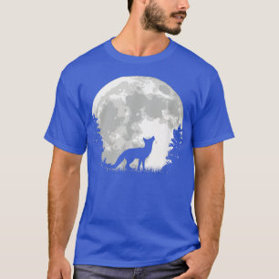 Fox Hunter Forest Walker Moonlight T-Shirt
