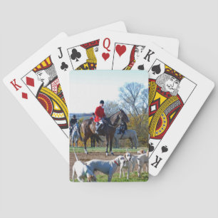 Fox hunter's playing cards