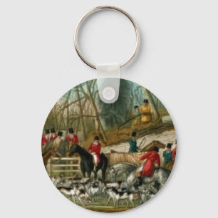 Fox Hunting 1 Key Ring