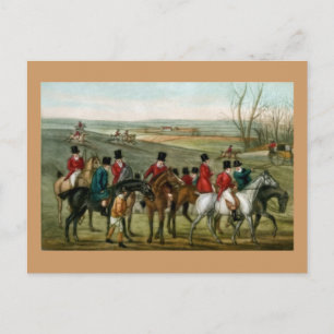 Fox Hunting 2 Postcard