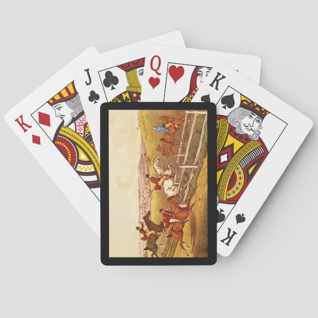 Fox Hunting', Henry Alken_Engravings Playing Cards (Back)