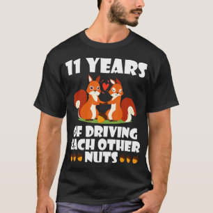 Fox Husband Wife Married 11 Years Of Driving Each T-Shirt