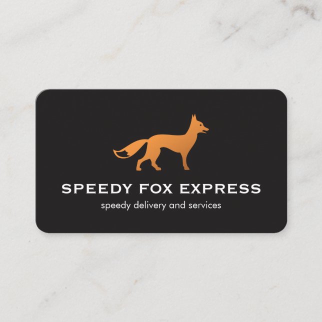 Fox Icon Business Card (Front)