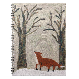 Fox Idea Journal - Rug Hooking Detail