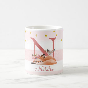 Fox Illustration Mother To Be Of A Baby Girl Coffee Mug
