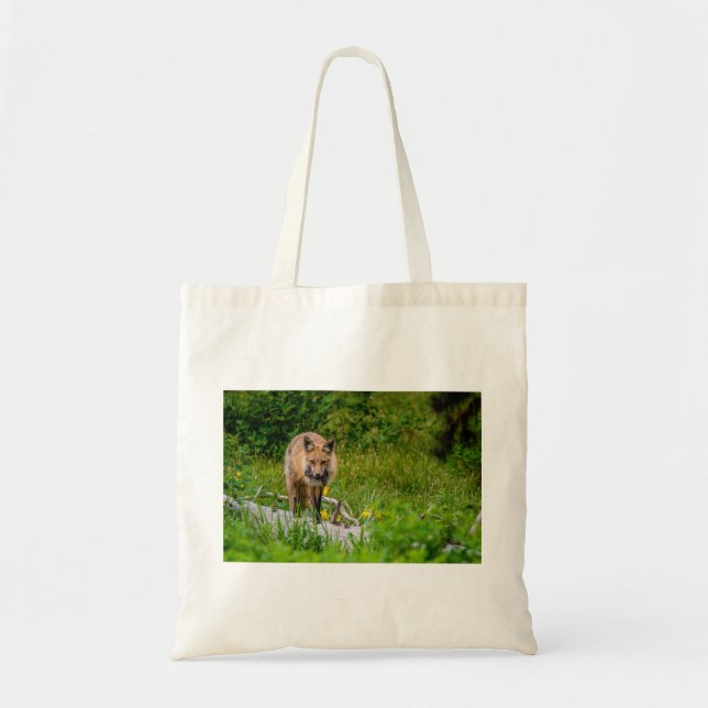 Fox in a Forest Tote Bag (Front)