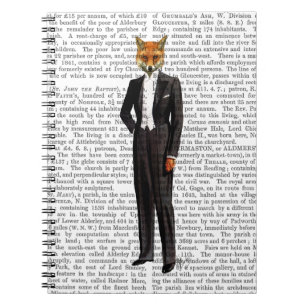 Fox In Evening Suit Full Notebook