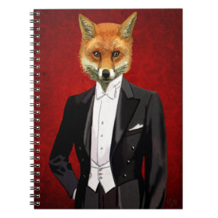 Fox In Evening Suit, Portrait Notebook