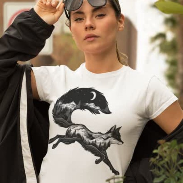 Fox In Mountain T-Shirt (Creator Uploaded)