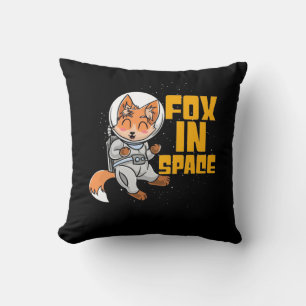 Fox In Space Cushion