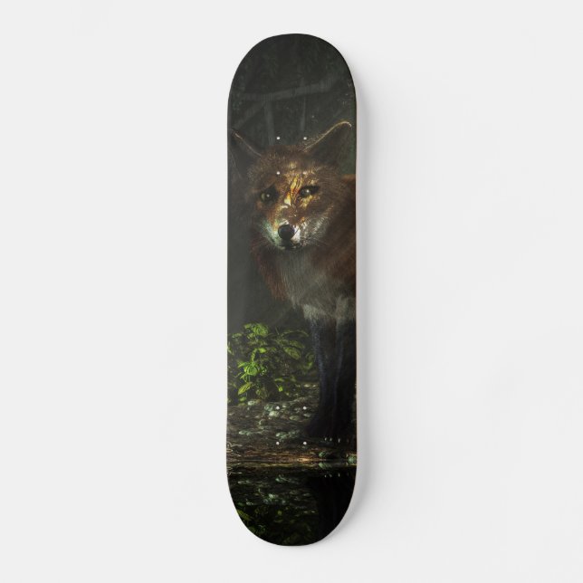 Fox in the Deep Forest Skateboard (Front)