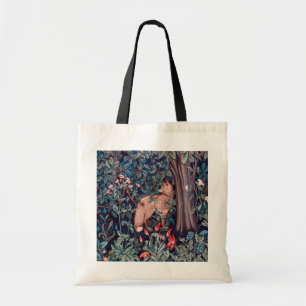Fox in The Forest, William Morris Tote Bag