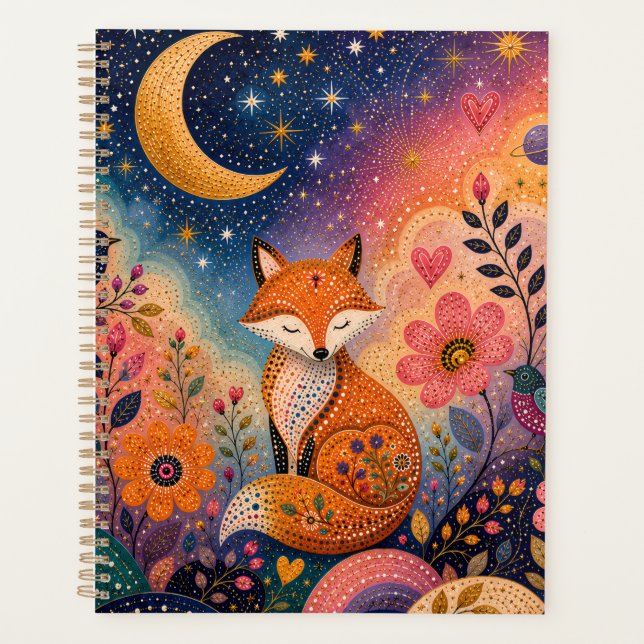 Fox in the Star Garden Planner (Front)