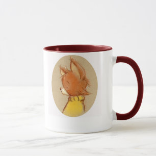 fox in turtleneck mug
