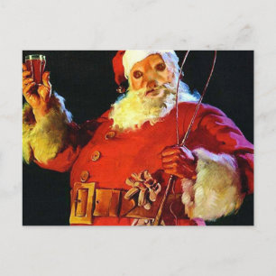 Fox Is Another Santa Holiday Postcard
