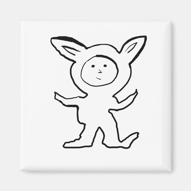 Fox Jammies by Cussdum Designs Magnet (Front)