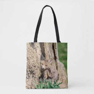 Fox Kit in the Hudson Valley Tote Bag