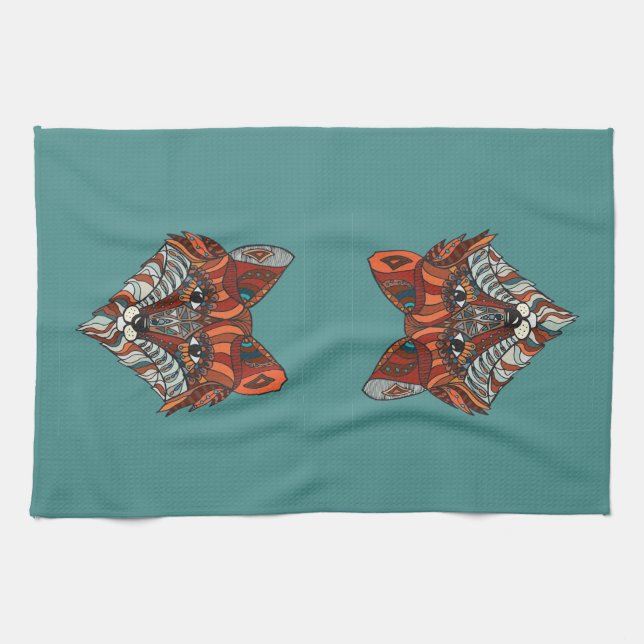 Fox Kitchen Towel (Horizontal)