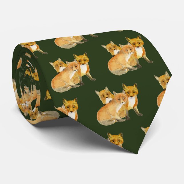 Fox Kits Tie (Rolled)