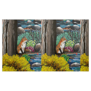 Fox Love Fabric