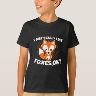 Fox Love Forest Animal T-Shirt