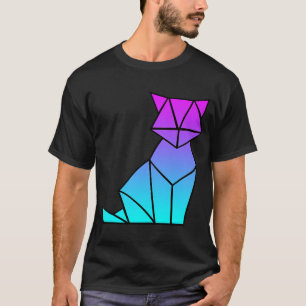 Fox Lover Origami Vaporwave Aesthetic Retro Love A T-Shirt