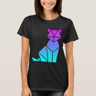 Fox Lover Origami Vaporwave Aesthetic Retro Love A T-Shirt