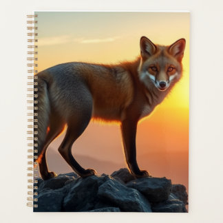 Fox Lovers Personal Journal or Diary  Planner
