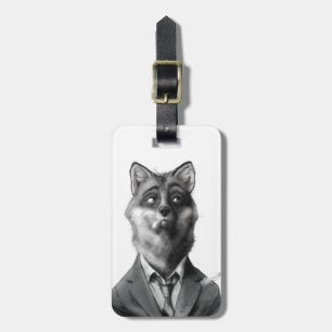 Fox Luggage Tag