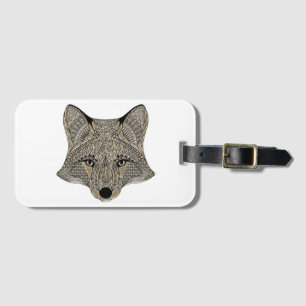 Fox Luggage Tag