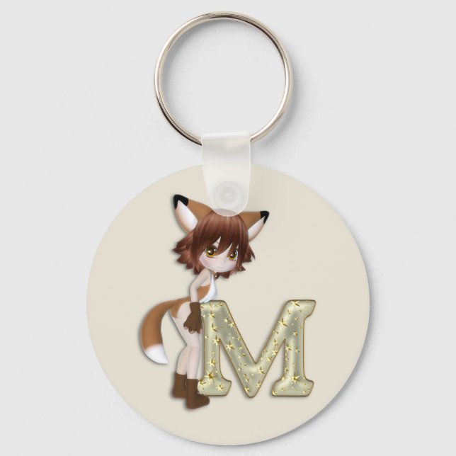 Fox M Key Ring (Front)